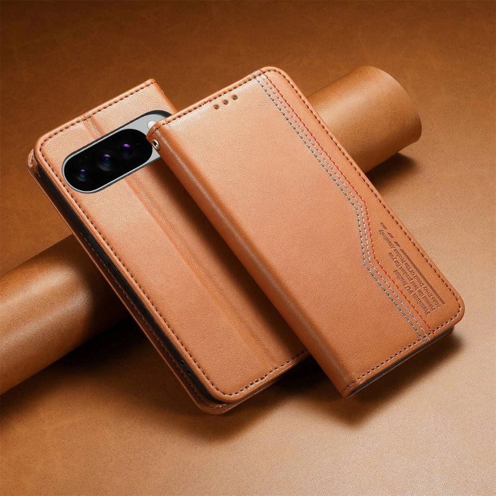 Ceno Leather Wallet Flip Case For Google Pixel - Astra Cases