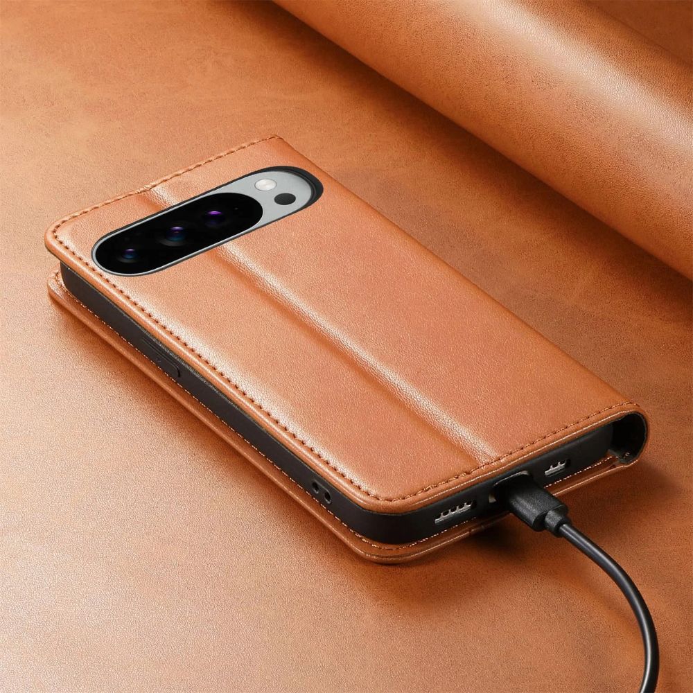 Ceno Leather Wallet Flip Case For Google Pixel - Astra Cases