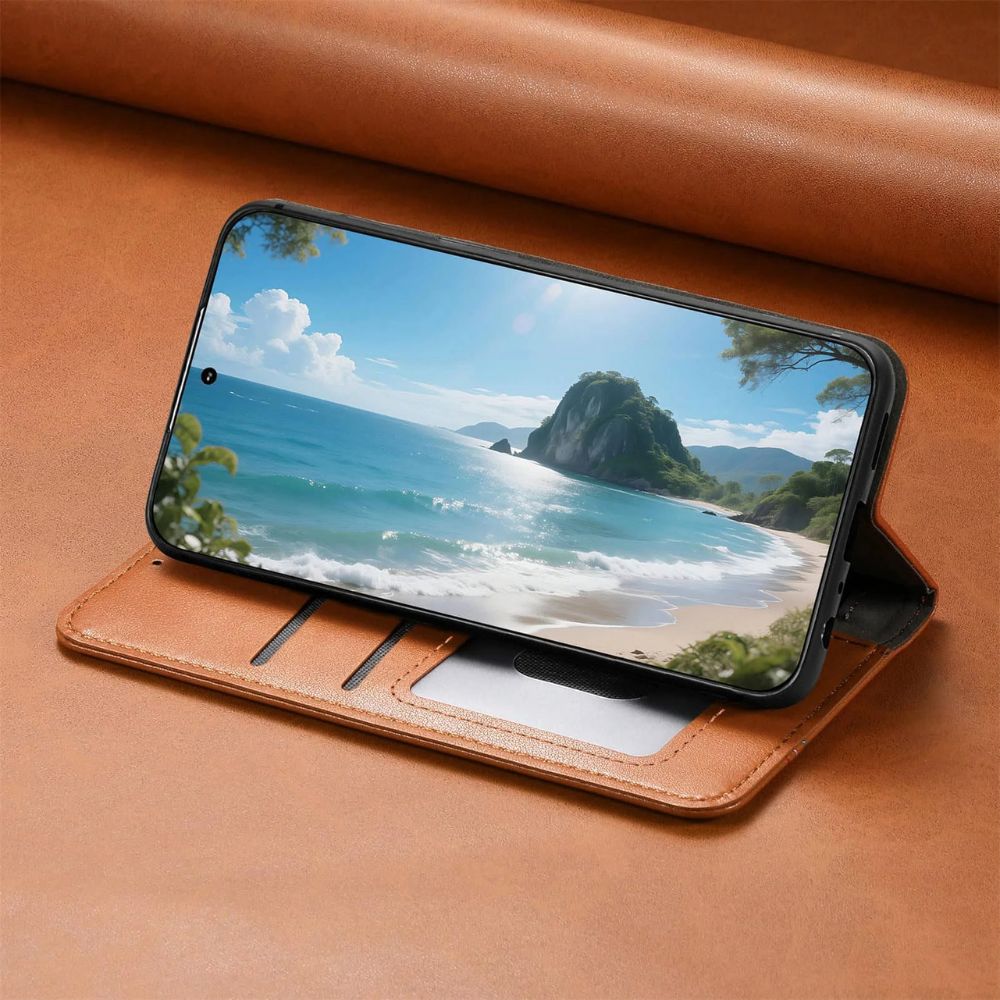 Ceno Leather Wallet Flip Case For Google Pixel - Astra Cases