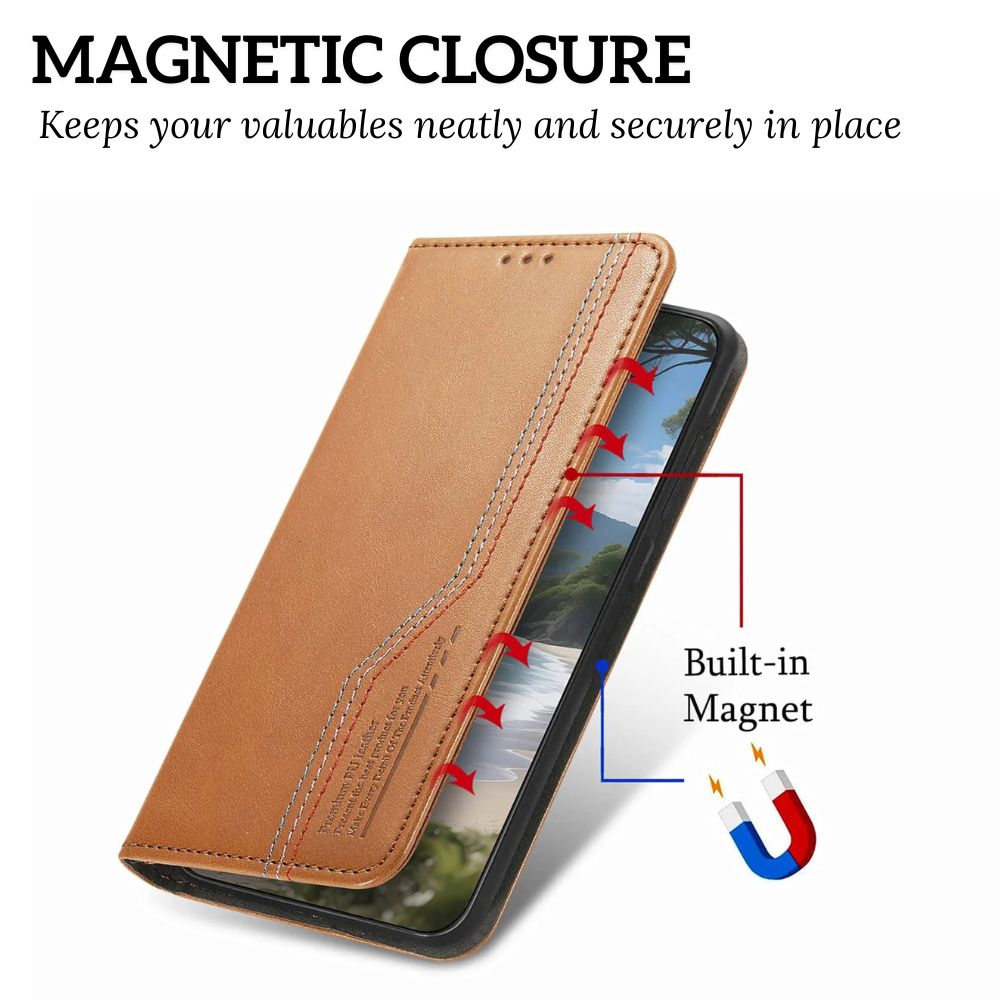 Ceteri Leather Wallet Flip Case For Galaxy S Series - Astra Cases
