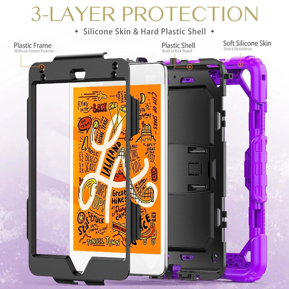 Defaeco Heavy Duty Shockproof Case For iPad Mini - Astra Cases