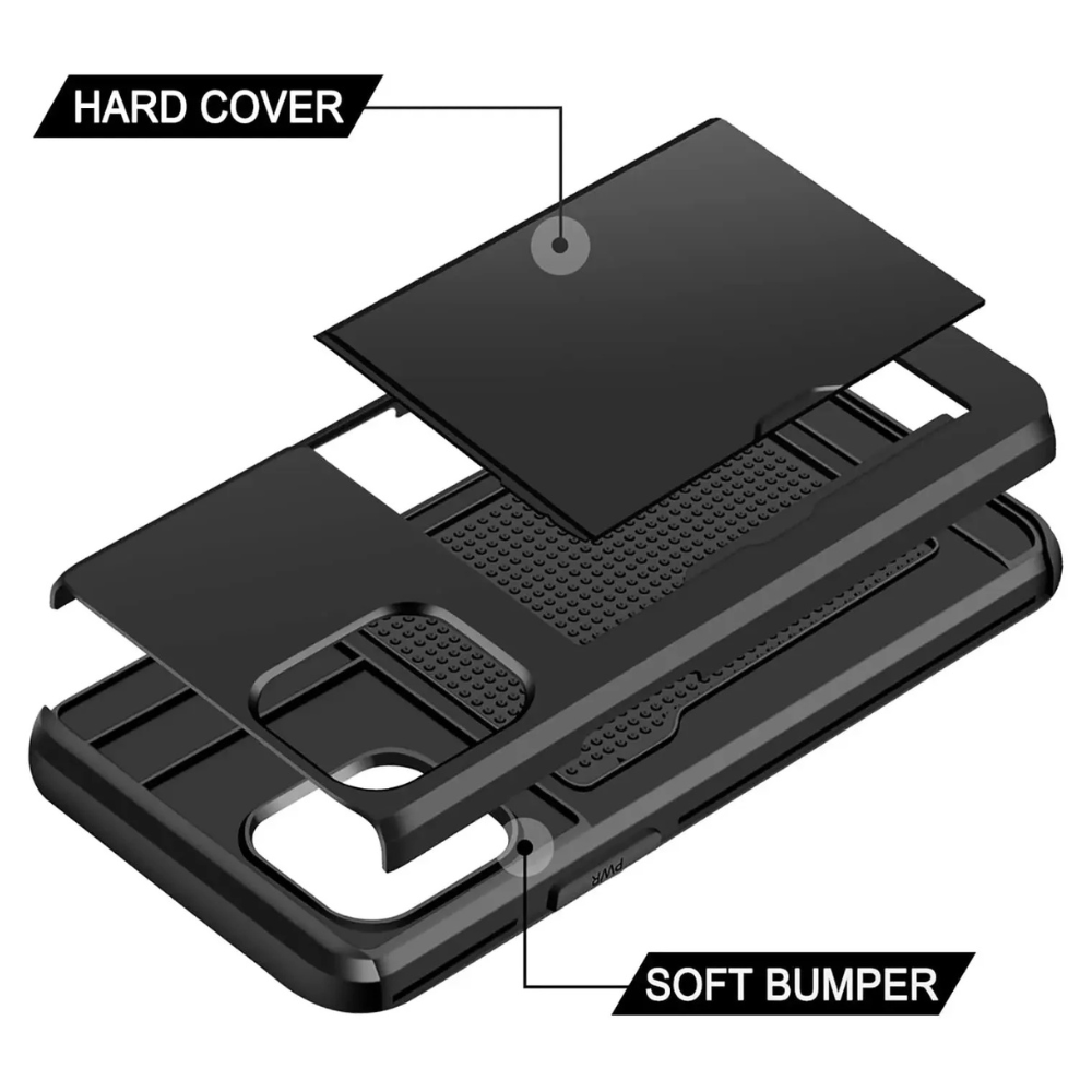Depereo Military Grade Slide Wallet Case For iPhone With Card Slot - Astra Cases