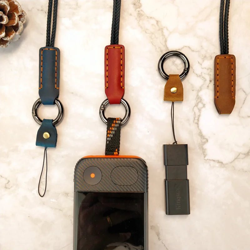 Eatenus Leather And Nylon Lanyard For Phone And AirPods - Astra Cases