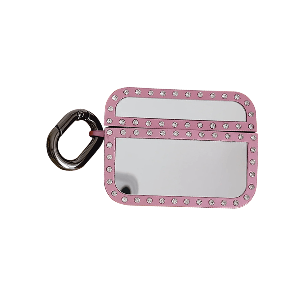 Egeo Glitter Rhinestone Mirror AirPods Case - Astra Cases