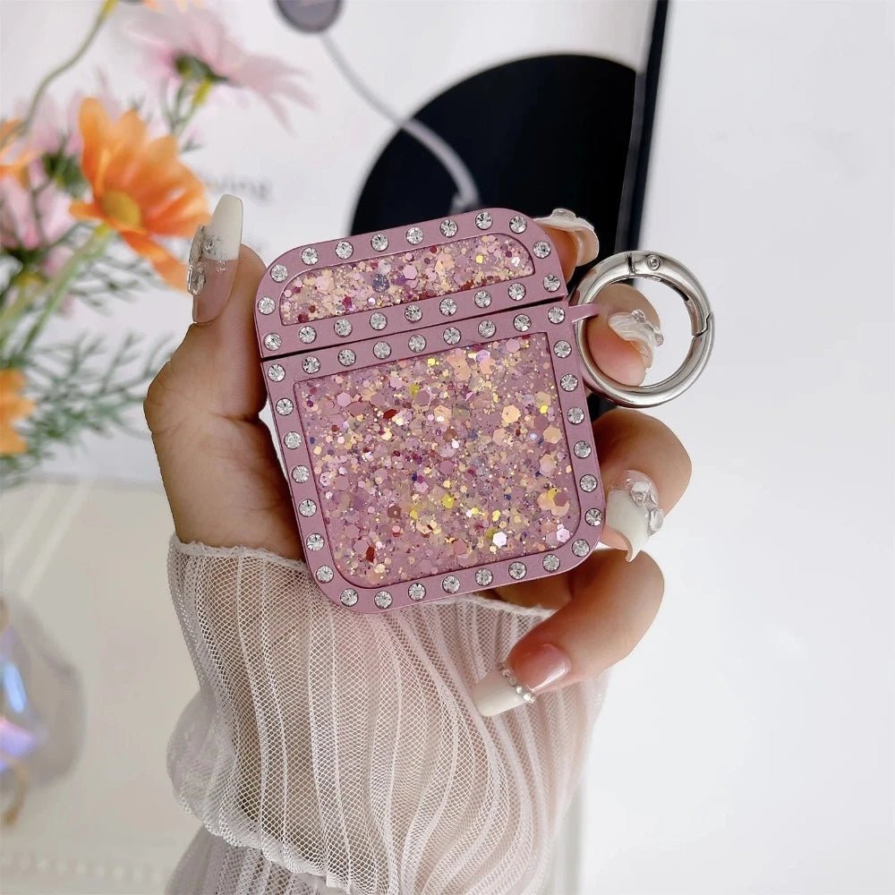 Emoveo Glitter Rhinestone AirPods Case - Astra Cases