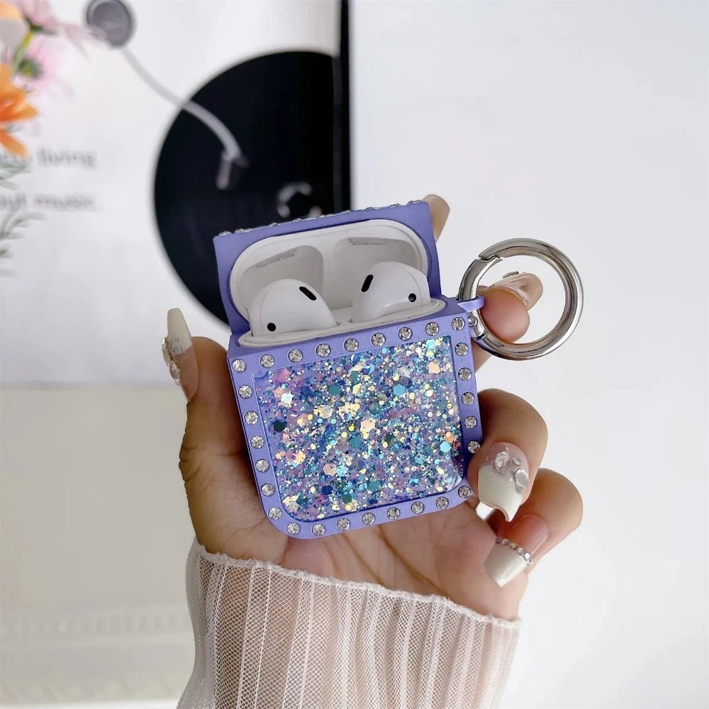 Emoveo Glitter Rhinestone AirPods Case - Astra Cases