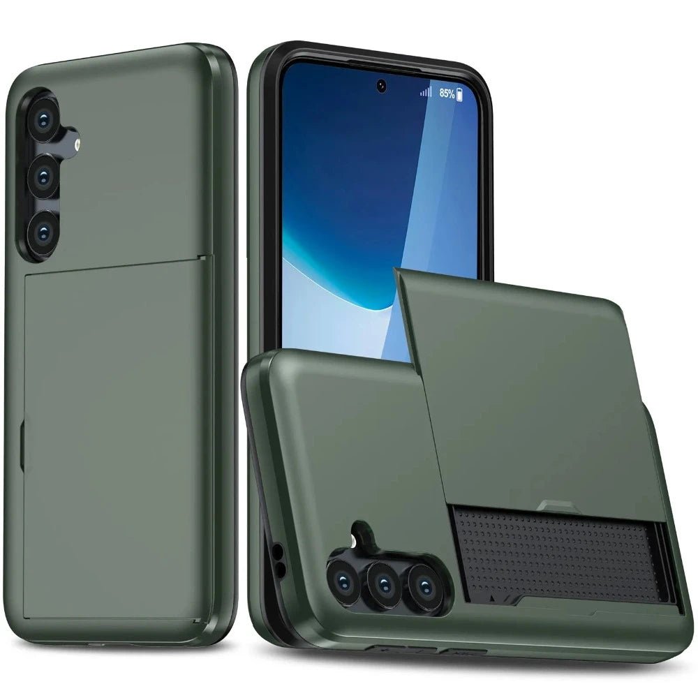 Evito Military Grade Slide Wallet Galaxy Case With Card Slot - Astra Cases