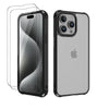 Evoco Shockproof iPhone Case With 2-Piece Clear Screen Protectors - Astra Cases