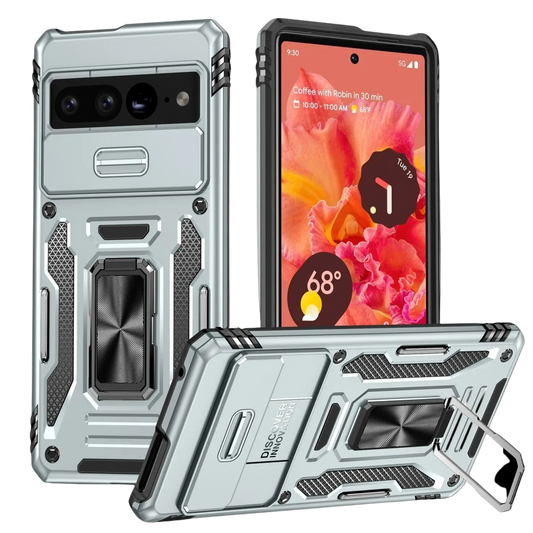 Dare Armor Case with Sliding Camera Lens Protector for Google Pixel