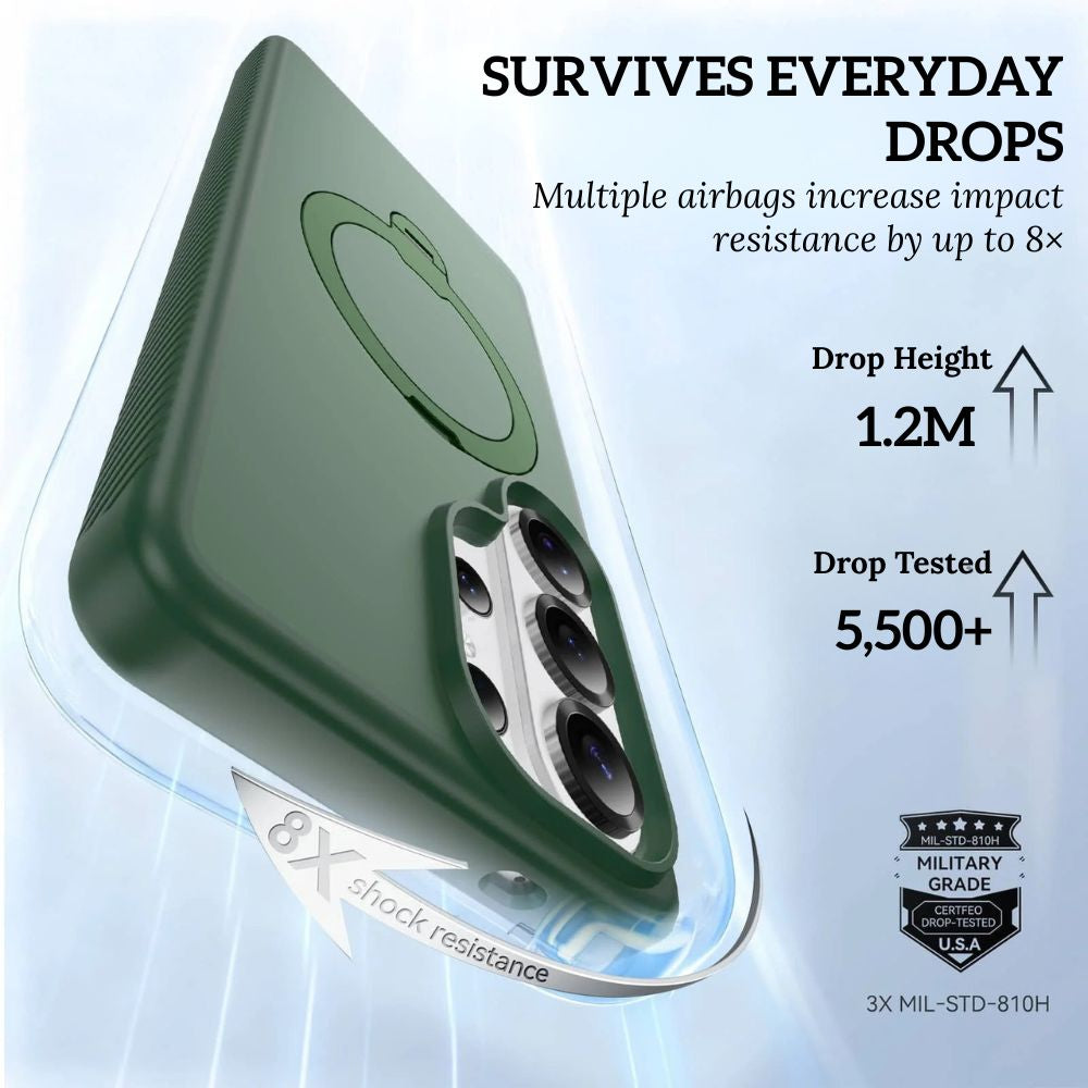 Filius Slim Shockproof Galaxy Case With Ring Holder - Astra Cases