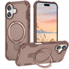 Fruor Slim Shockproof MagSafe iPhone Case With Ring Holder