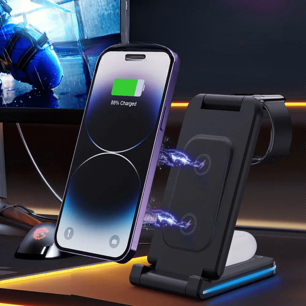 Gemo 5 - in - 1 Foldable Magnetic Wireless Charger - Astra Cases