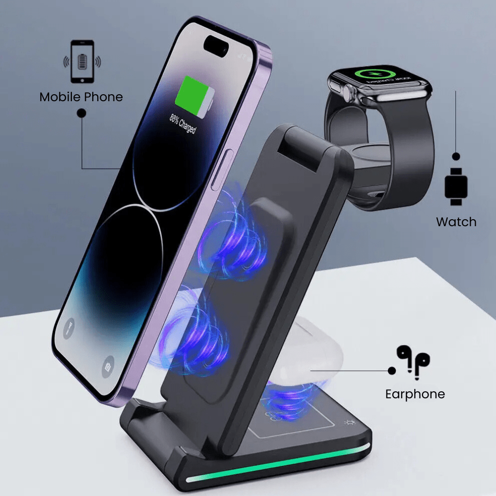 Gemo 5 - in - 1 Foldable Magnetic Wireless Charger - Astra Cases