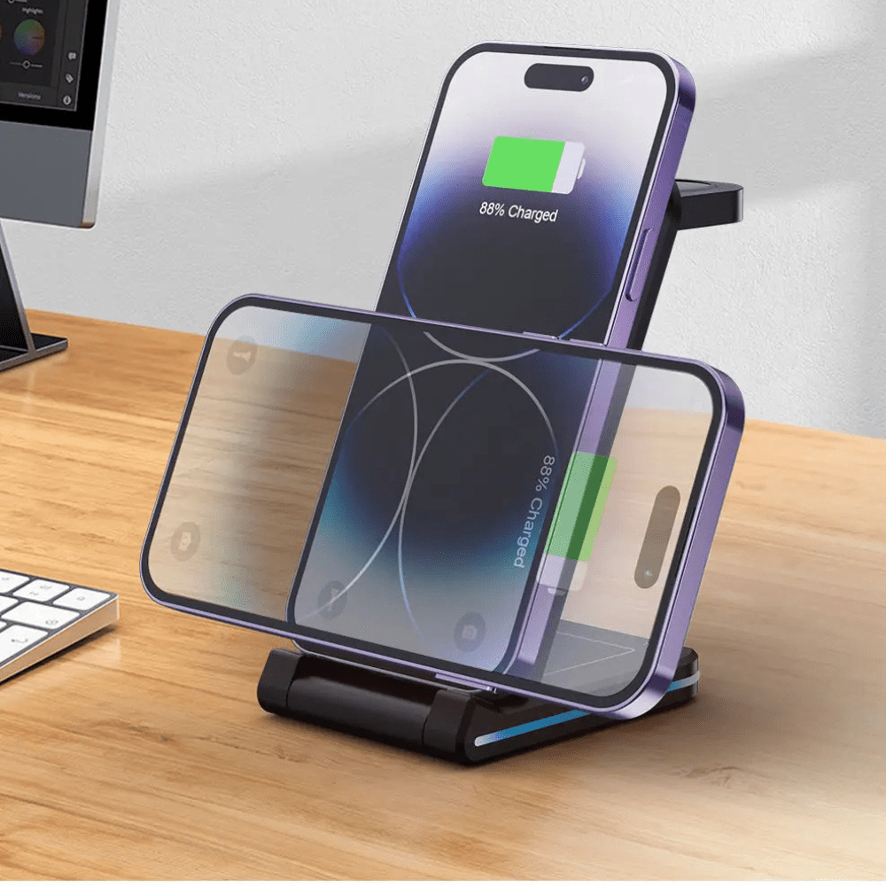 Gemo 5 - in - 1 Foldable Magnetic Wireless Charger - Astra Cases