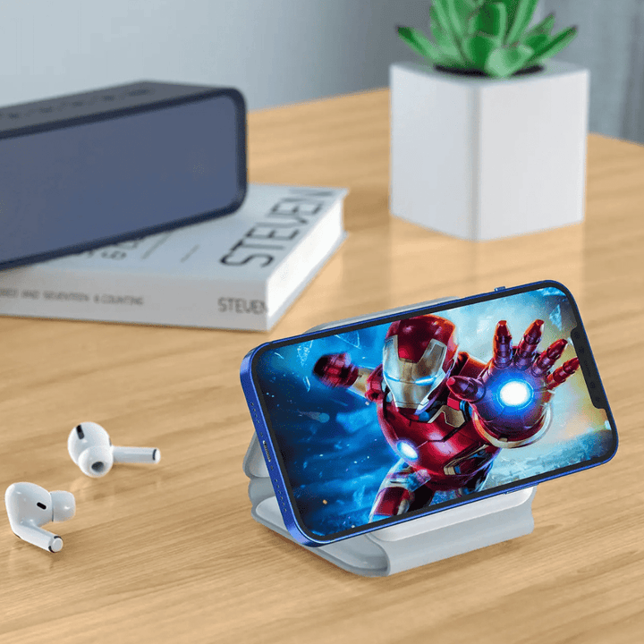 Genus 3 - in - 1 Foldable Magnetic Wireless Charger - Astra Cases