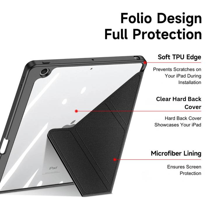 Inferus Tri-Fold iPad Case With Magnetic Stand - Astra Cases