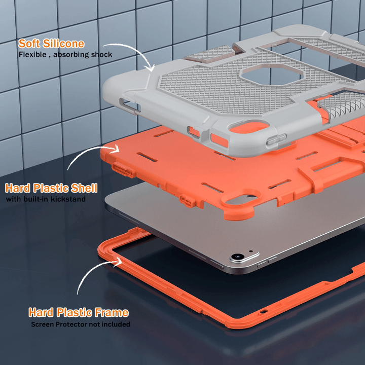 Inflexio Heavy Duty Rugged Case With Built - in Kickstand For iPad Pro Series - Astra Cases