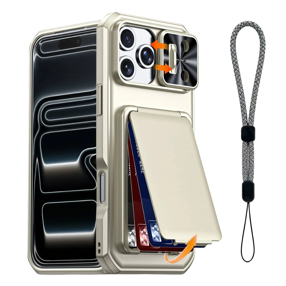 Invictor Slim Shockproof iPhone Case With Card Holder - Astra Cases