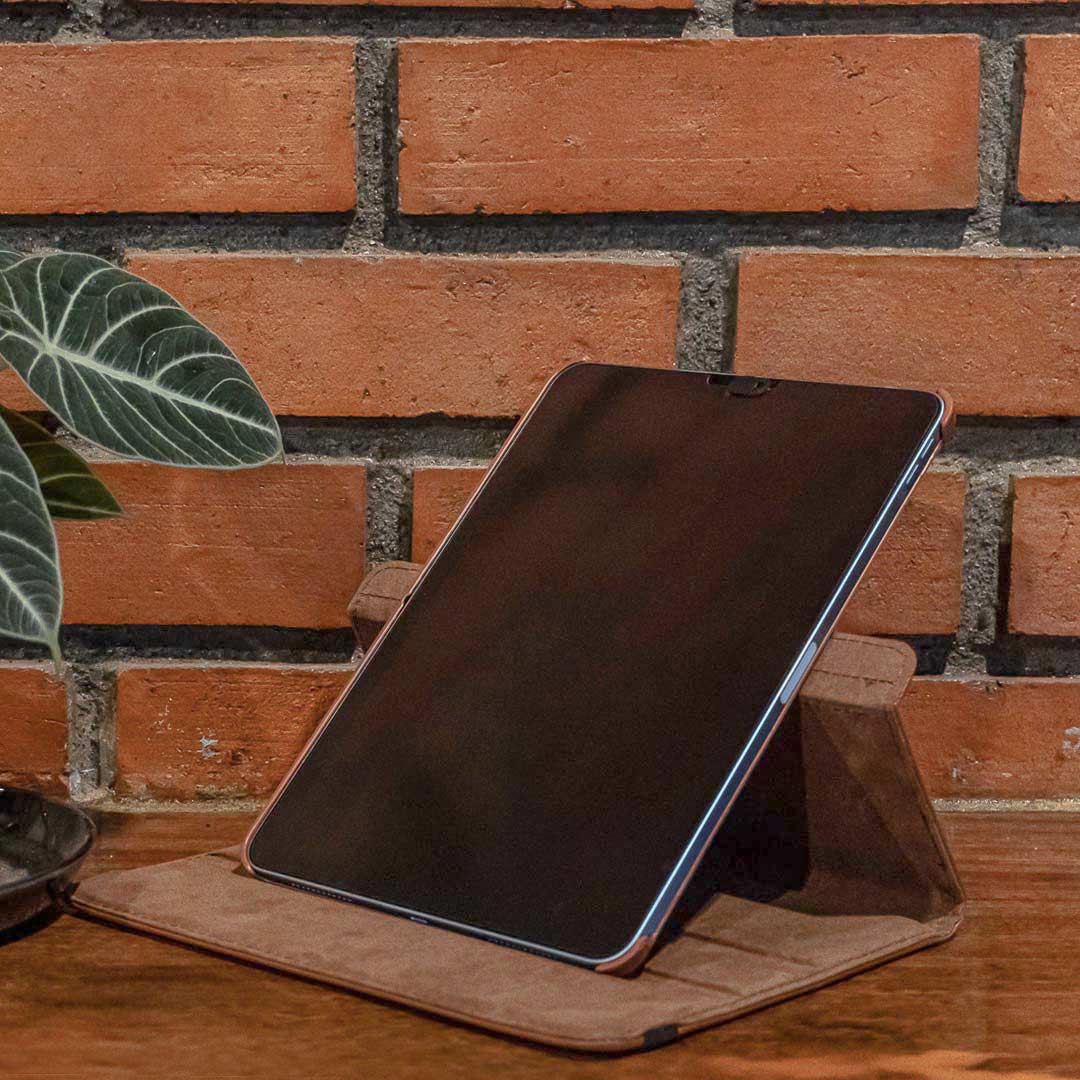 London Leather iPad Case With 360 Degree Rotating Stand - Astra Cases