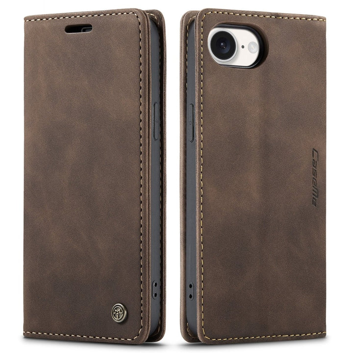 London Leather Wallet iPhone Case For iPhone 13 - 16 Series - Astra Cases