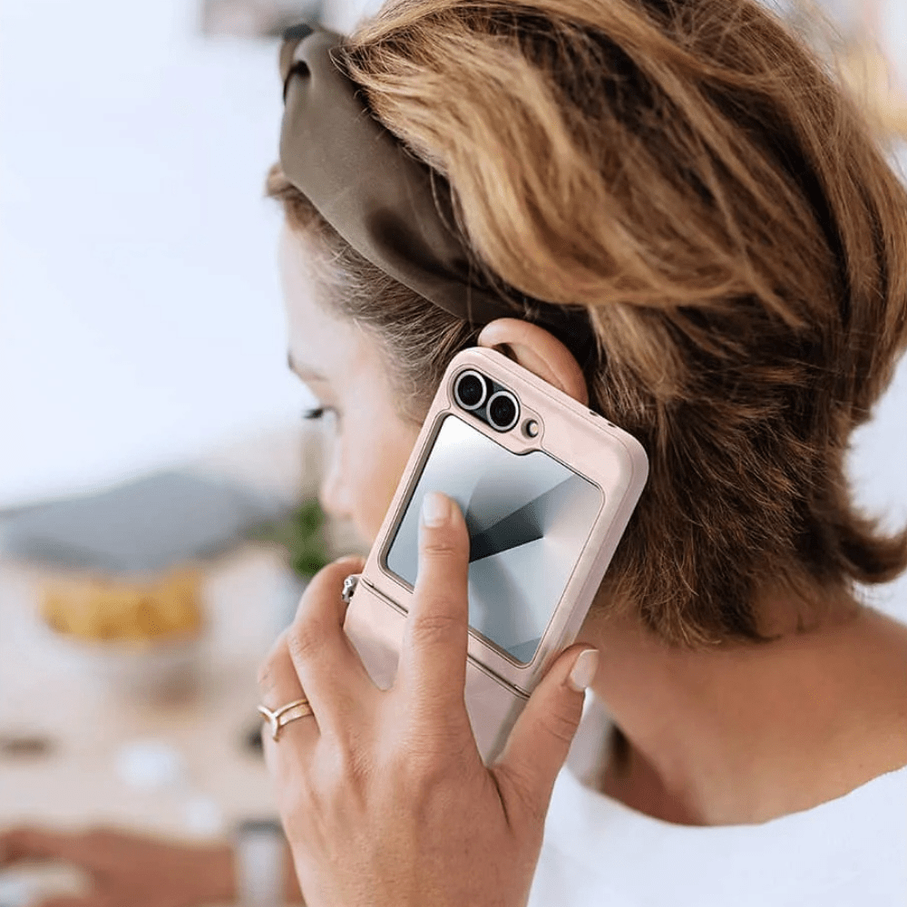Novem Leather Case For Galaxy Z Flip 6 - Astra Cases