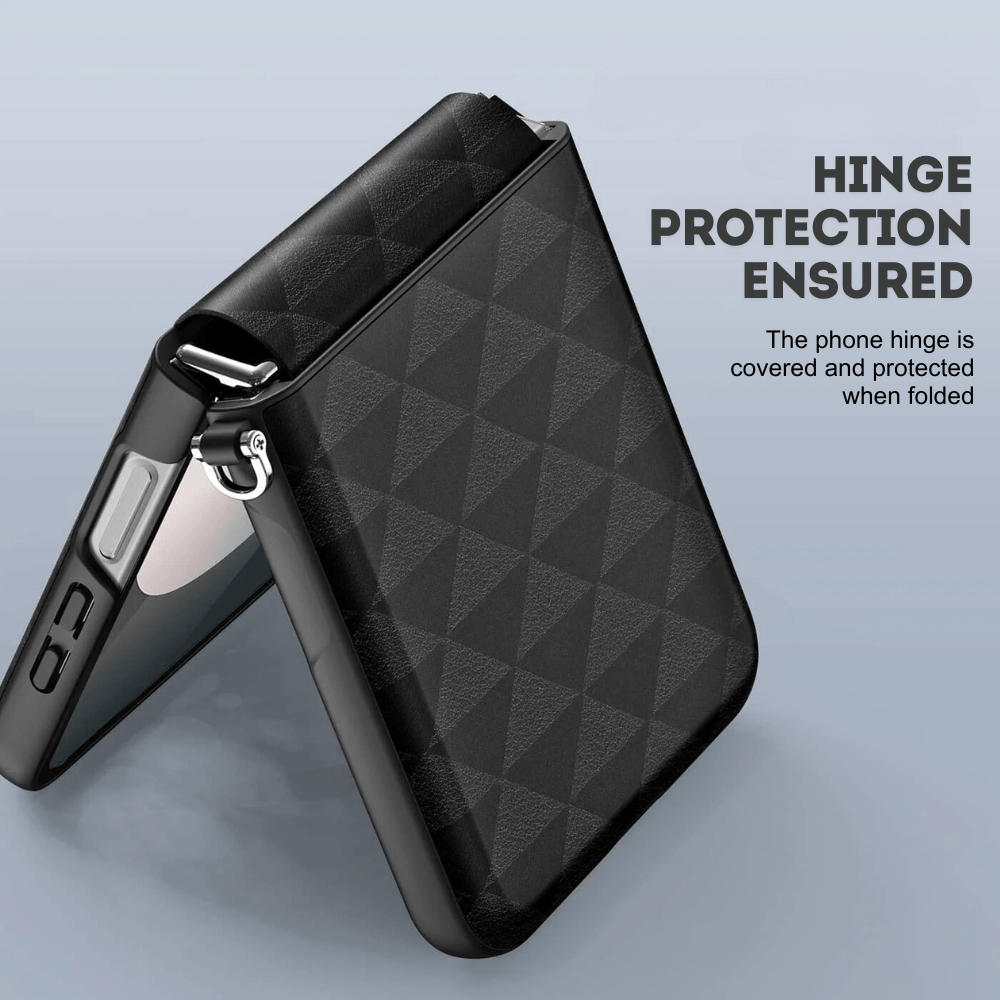 Novem Leather Case For Galaxy Z Flip 6 - Astra Cases
