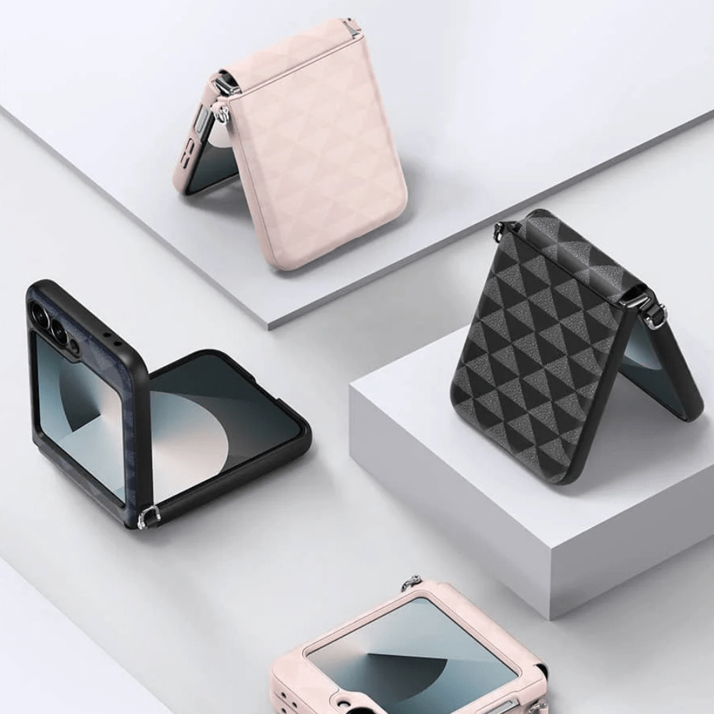 Novem Leather Case For Galaxy Z Flip 6 - Astra Cases