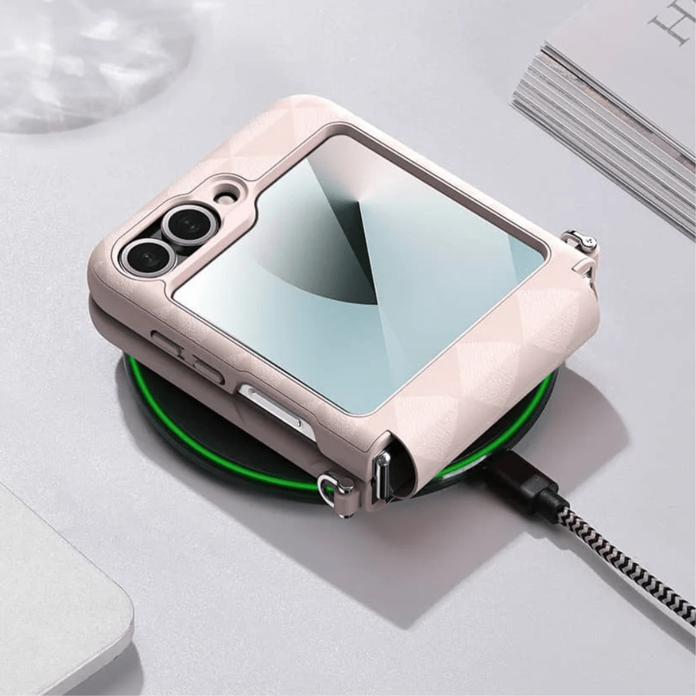 Novem Leather Case For Galaxy Z Flip 6 - Astra Cases