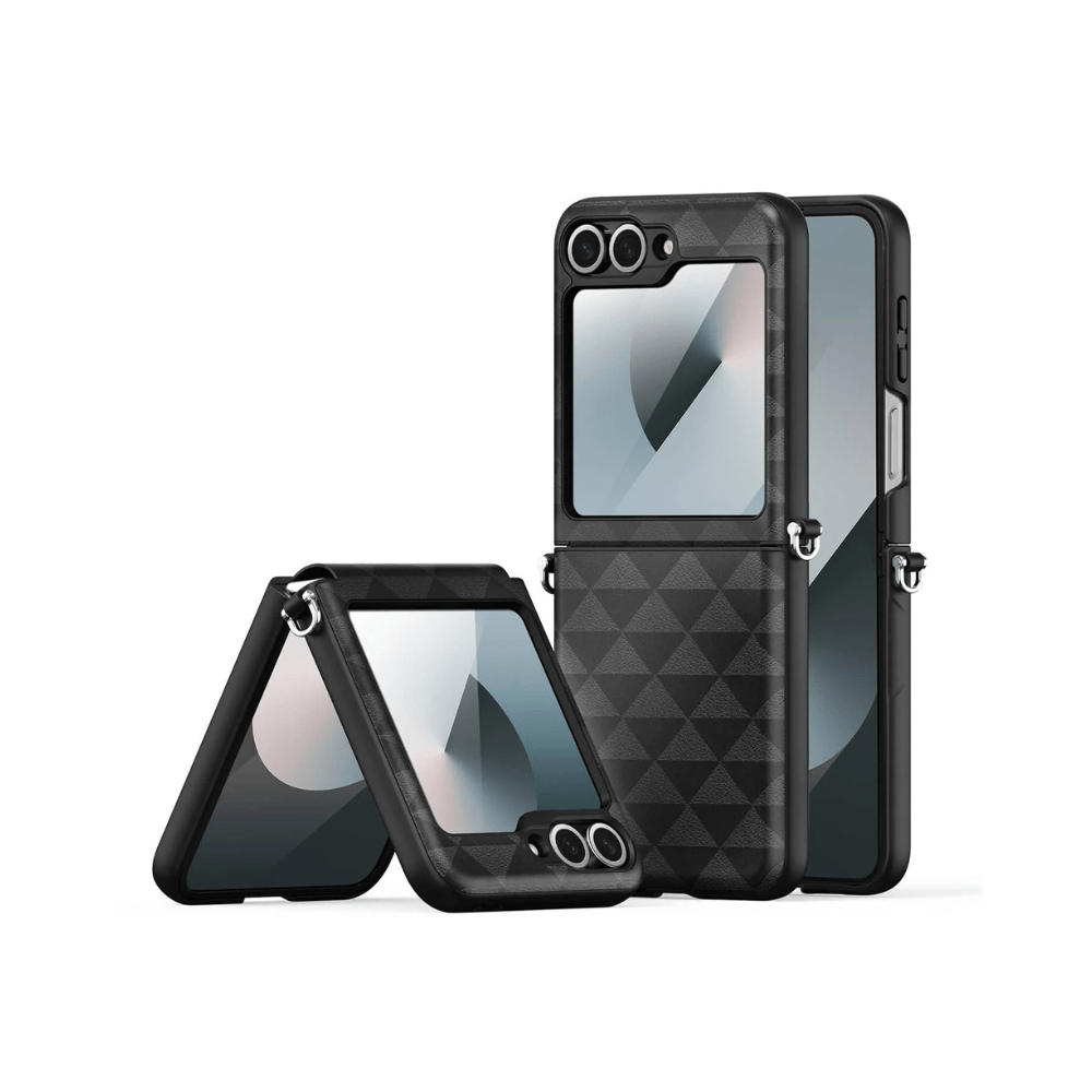 Novem Leather Case For Galaxy Z Flip 6 - Astra Cases