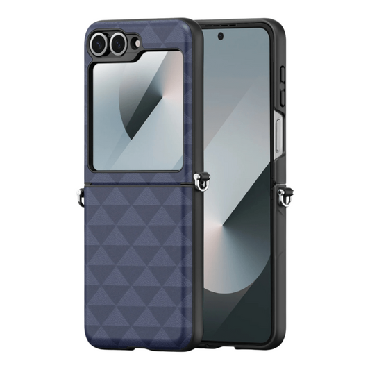 Novem Leather Case For Galaxy Z Flip 6 - Astra Cases