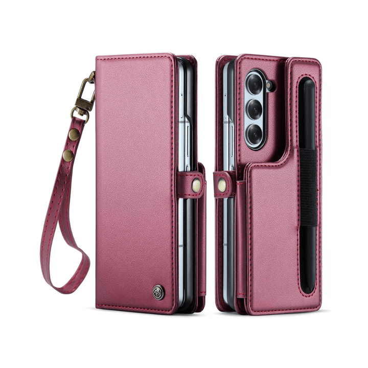 Palma RFID Blocking Wallet Case For Galaxy Z Fold 6 With Pen Holder Slot - Astra Cases