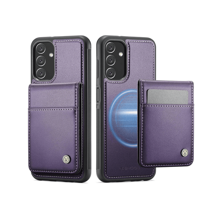 Pario Magnetic Leather Wallet Case For Galaxy A Series With Detachable Card Holder - Astra Cases