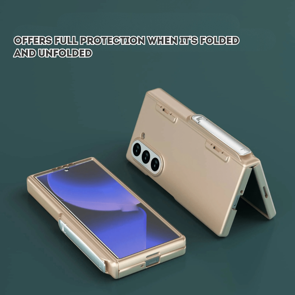 Pendeo Hinge Protective Case For Galaxy Z Fold 6 With Kickstand And Built - in Screen Protector - Astra Cases