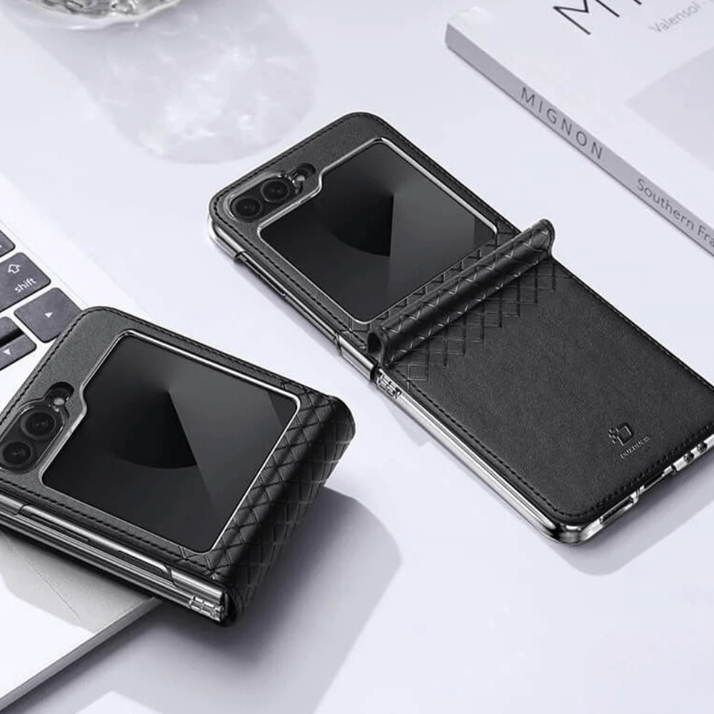 Quare Leather Case For Galaxy Z Flip - Astra Cases