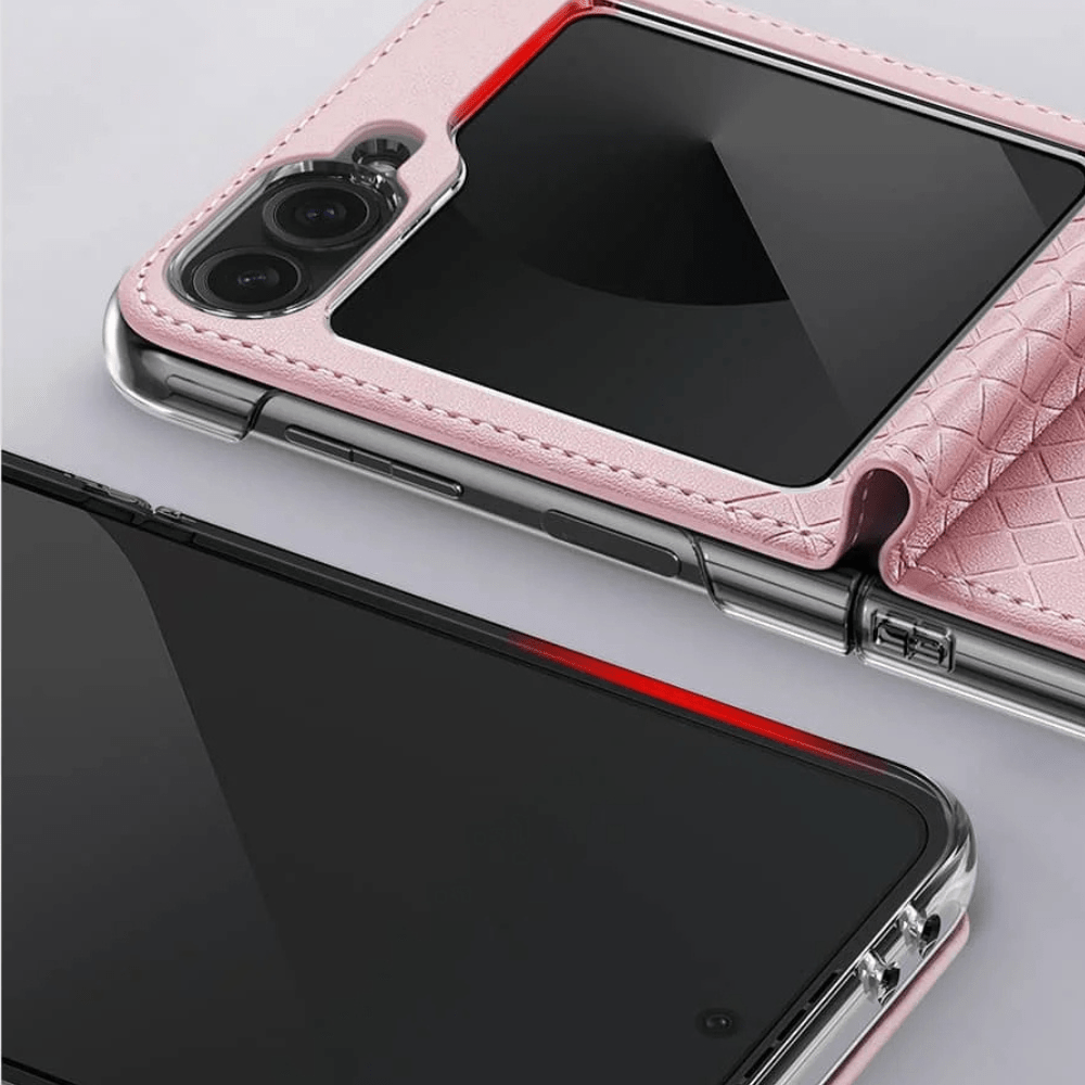 Quare Leather Case For Galaxy Z Flip - Astra Cases