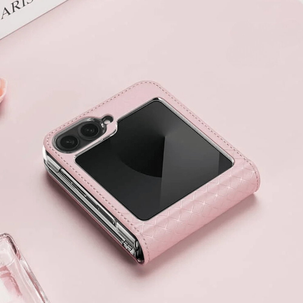 Quare Leather Case For Galaxy Z Flip - Astra Cases