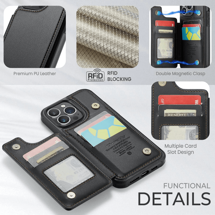 Recedo RFID Blocking Wallet iPhone Case - Astra Cases