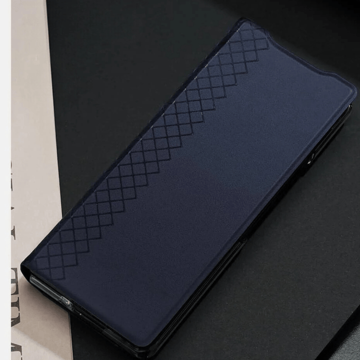 Recro Leather Case For Galaxy Z Fold With Card Holder And Kickstand - Astra Cases