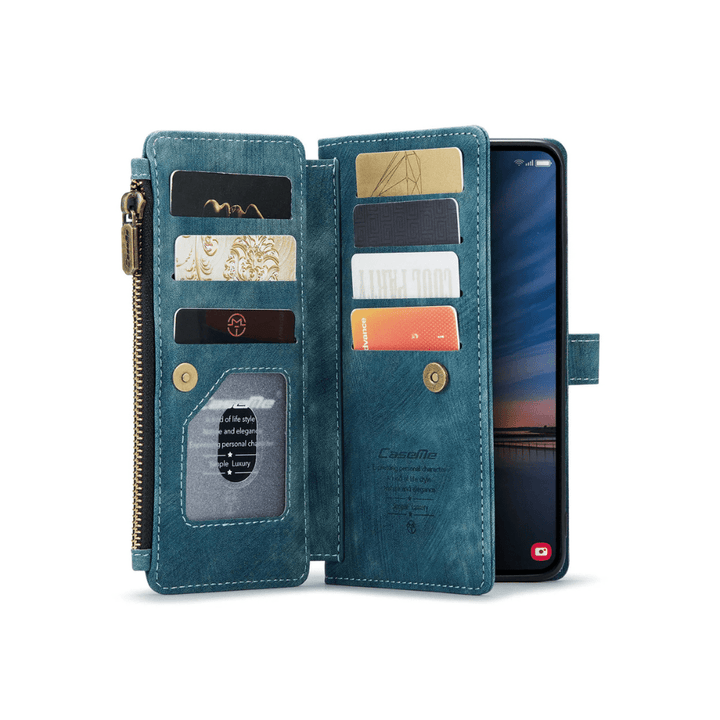 Salveo Magnetic Leather Wallet Case For Galaxy A Series - Astra Cases