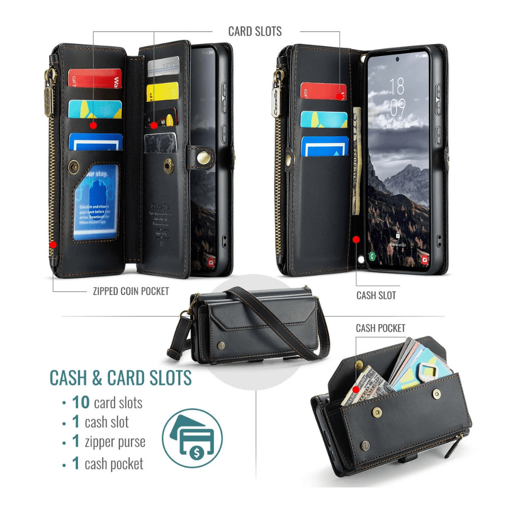 Teneo RFID Blocking Wallet Case For Galaxy S25 Series - Astra Cases