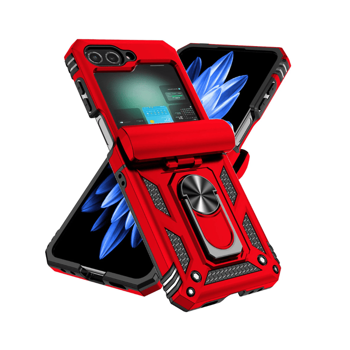 Ventus Heavy Duty Case For Galaxy Z Flip With 360° Magnetic Ring Kickstand - Astra Cases