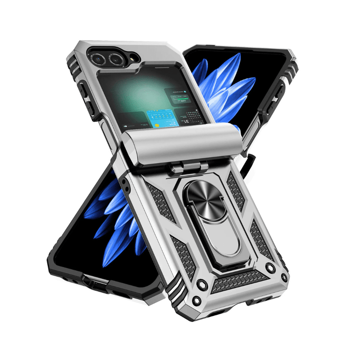 Ventus Heavy Duty Case For Galaxy Z Flip With 360° Magnetic Ring Kickstand - Astra Cases