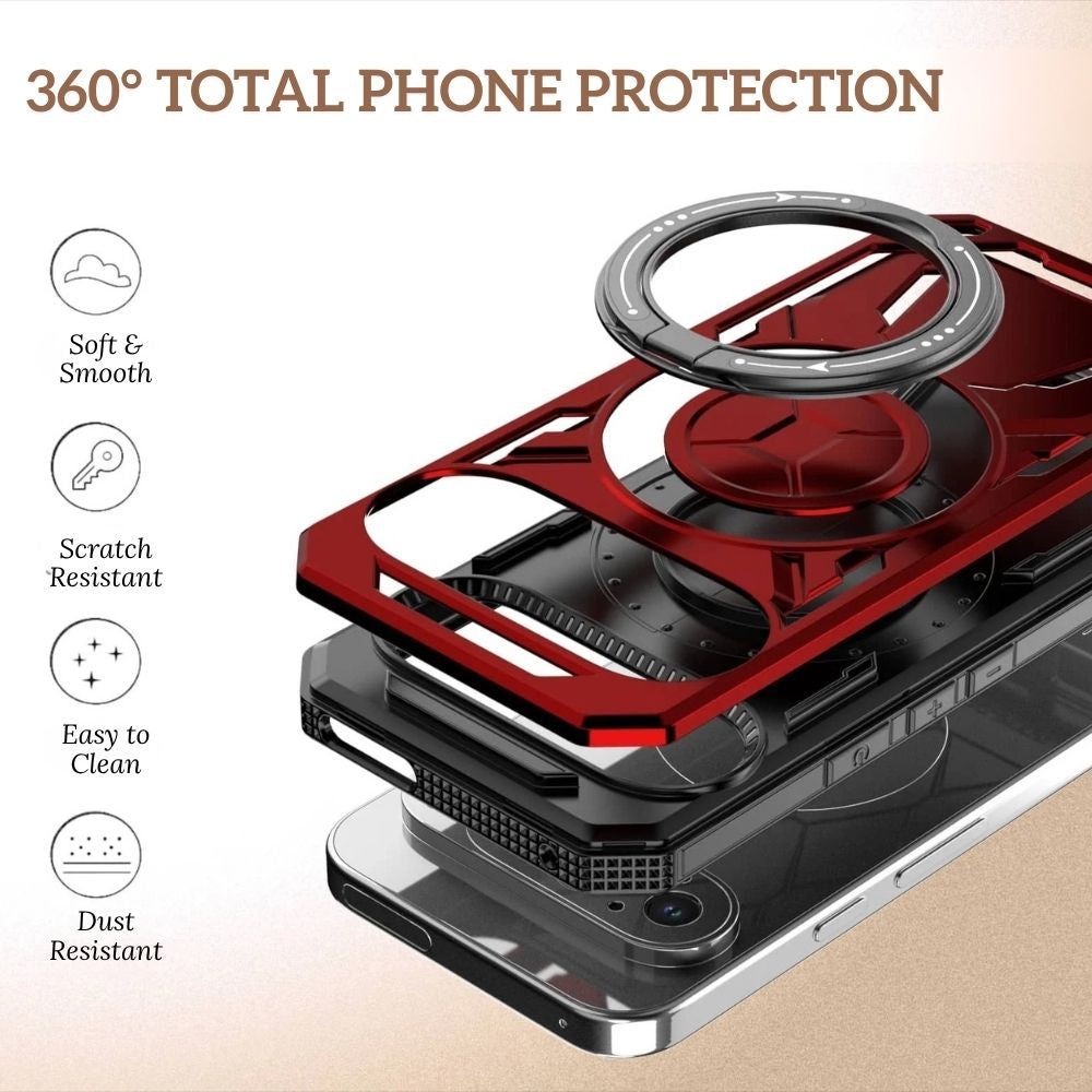 Vereor Magnetic Shockproof Google Pixel Case With Kickstand - Astra Cases