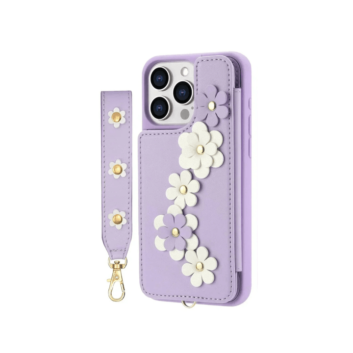 Verto Floral Design Detachable Wallet iPhone Case - Astra Cases