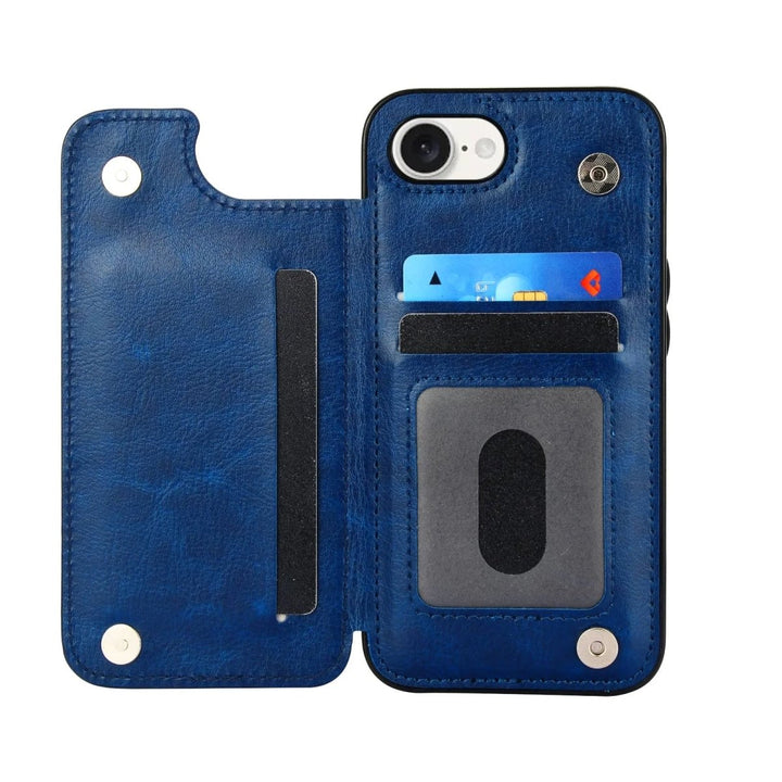 Vistor Leather Flip Wallet Case For iPhone 14 - 16 Series - Astra Cases