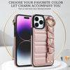 Alveus Leather iPhone Case With Metal Buckle and Pleated Wrist Strap - Astra Cases