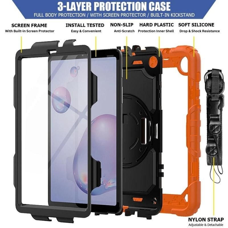 Amplus Heavy Duty Galaxy Tab Case For A and E Series - Astra Cases