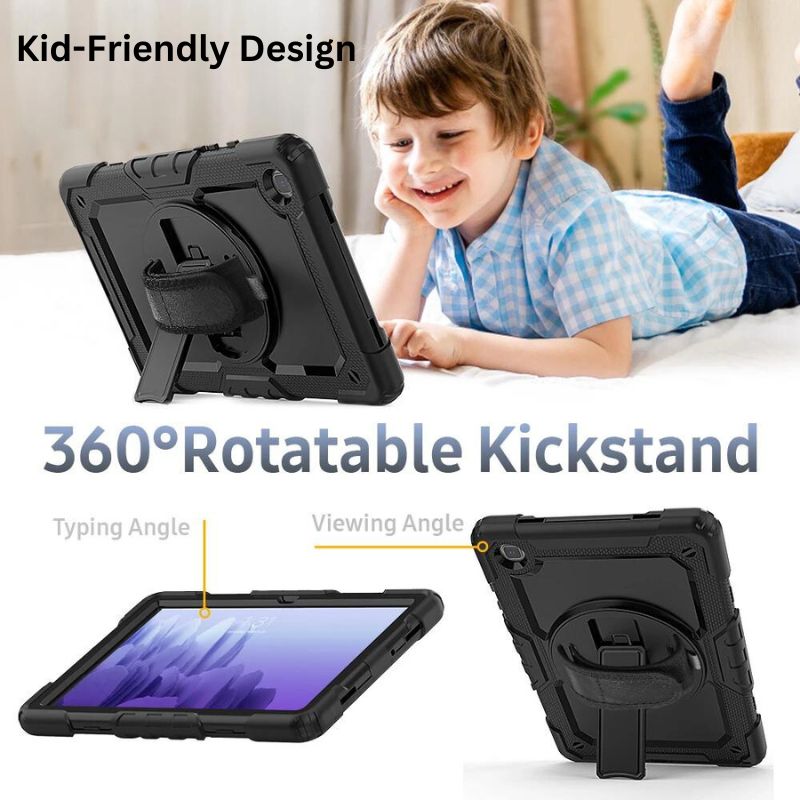 Animi Heavy Duty Galaxy Tab Case With Kickstand and Hand Strap - Astra Cases