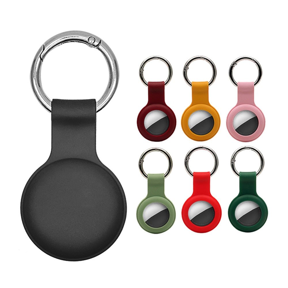 Apta Liquid Silicone Keychain Airtags Case - Astra Cases