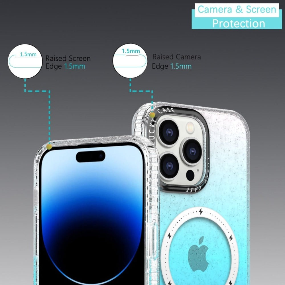Bene Glittered Silicone MagSafe Case for iPhone Series 12-14 - Astra Cases